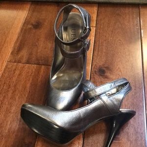 Gunmetal grey heels